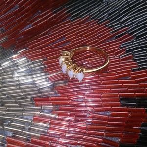 14 KT Gold Plated Opal Ring